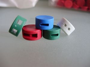 Műanyag összenyomható plomba